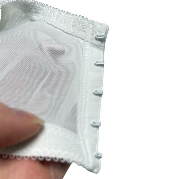 Just My Size Comfort Cushion Strap Soft Cup Full Figure Bra Style 1963 White 44D - Picture 6 of 10